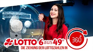 Die Ziehung der Lottozahlen vom 25.01.2025 in 360 Grad