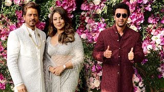 Shah Rukh Khan, Aamir Khan, Ranbir Kapoor, Karan Johar At Akash Ambani Shloka Mehta Wedding