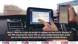 How To Connect/Pair Your Mobile Device To A Ford Transit Custom Van