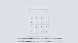Neumorphism UI Design | Calculator using HTML CSS & Javascript