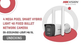 Hikvision 4 MP Smart Hybrid Light Camera - DS-2CD1043G2-LIDUF/4G/SL