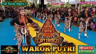 JOSS‼️WAROK PUTRI GATIROGO TERBARU LIVE PASAR PAGI KARTOHARJO