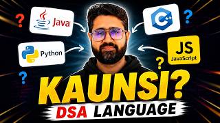 Best Programming Language for DSA in 2026 | Java, Python, C++, C, Go, Javascript?