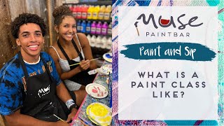 What is a Paint and Sip Class Like?