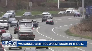 Washington’s highway system ranks among the worst in the nation, report finds