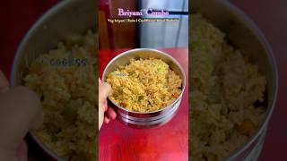 Today lunch box recipe: Vegetable Briyani with cauliflower masal #shortsfeed #lunchbox #lunchideas