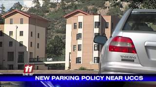 New Parking Policy Near UCCS (KKTV 11 News at 5:30pm 08-27-2013)