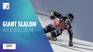 Sara Hector (SWE) | Winner | Women's Giant Slalom | Courchevel | FIS Alpine