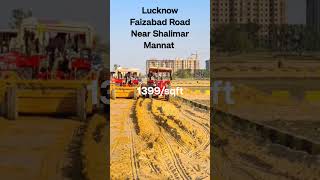 lucknow faizabad Road Near Shalimar Mannat now update 15 May 2023 #लखनऊ #plot