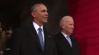 Trump Inauguration | President Obama Greeted With Applause at Inauguration