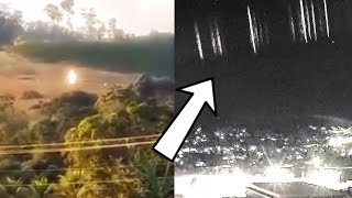 A glowing entity in Brazil? Moving pillars seen in the sky in Detroit