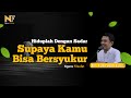 Supaya Kamu Dapat Bersyukur | Dr Fahrudin Faiz, S.Ag M.Ag | Ngaji Filsafat