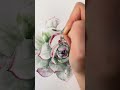 세로영상 다육이 수채화 세목에 그리기 watercolor painting