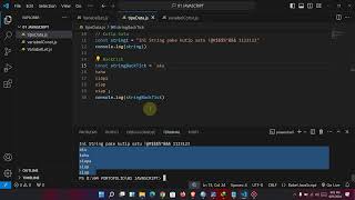 Konsep JavaScript - Tipe Data - Primitif - String
