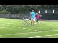 coach wael kilani preparing cannon kingsley for wimbledon juniors