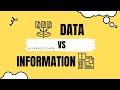 Data Vs Information (Key Differences)