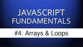 [Learn Code]Javascript Tutorial For Beginners - #4 Javascript Arrays & Loops