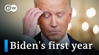 Low approval for Biden after first year in office | DW News