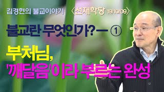 부처님, 깨달음이라 부르는 완성 [선재불원 불교입문 01] 김경현tv