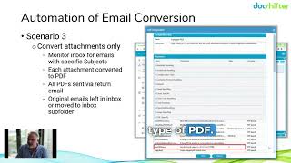 Subtitled - Automated incoming email to PDF conversion scenarios
