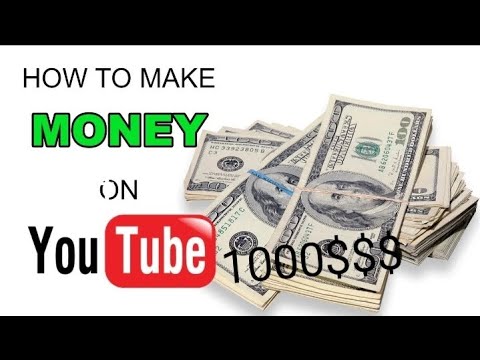 How To Earn 1000 Dollars Per Month From Youtube2022 Youtube