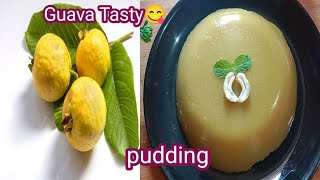 EASY GUAVA SWEET RECIPE😋 PUDDING RECIPE