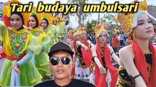 Keseruan seni tari budaya karnaval umbulsari || meriahnya penonton hingga memadati jalan