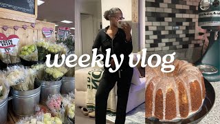 Weekly Vlog 25.7 | How to be your own Valentine, making a cake, and so much studying