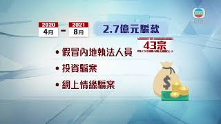 警方與內地聯合搗破跨境洗黑錢集團 涉款7.4億拘22人 香港新聞-TVB News-20210907