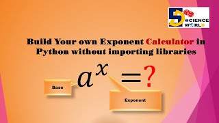 Your own python exponent calculator