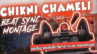 CHIKNI CHAMELI BEST BEAT SYNC  PUBG MOBILE MONTAGE | Ft.TYCON |
