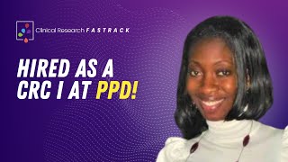 Aderonke was hired as a CRA at PPD!!!