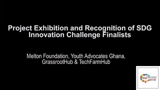 SDG Innovation Challenge 2020 - Project Exhibition and Award Session