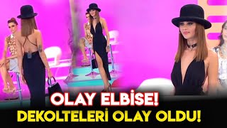 Özden Cerrahoğlu'nun Baştan Aşağı Dekolte Olan Elbisesi Olay Oldu! İşte Benim Stilim