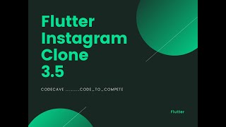 #flutter Instagram Clone App 3.5 | Profile Screen UI | Easy Steps |