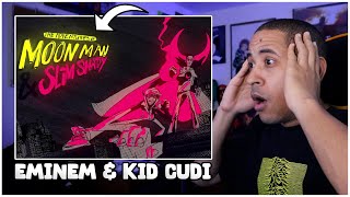 HES AN ALIEN | Kid Cudi x Eminem - The Adventures Of Moon Man & Slim Shady (Reaction)