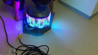 仮点灯) イマテク フルカラーLED表示システム オーロラスターシリーズ RGB-LEDドットマトリクス・フレキシブルタイプ