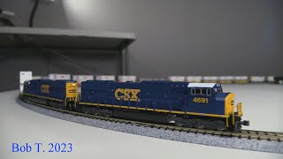 A Short N Scale CSX Intermodal Train