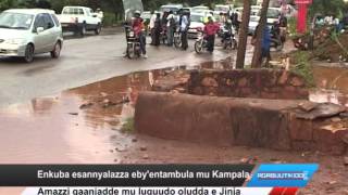 Enkuba esannyalazza eby’entambula mu Kampala