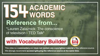 154 Academic Words Ref from "Lauren Zalaznick: The conscience of television | TED Talk"