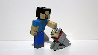 How to build a LEGO Minecraft Big-Fig Dog