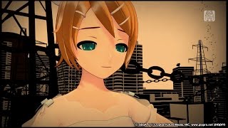 深海シティアンダーグラウンド【鏡音リン：フェアリーワンピース（しましまビキニ）／鏡音レン：ホワイトエッジ（生徒会執行部）】