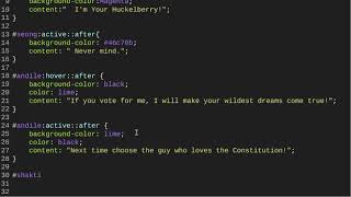 Extend Vote For Me (Web Development/Design - Unit 5 Lesson 9.5 - HTML Coding)