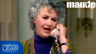 Maude | Maude Receives A Threatening Call | The Norman Lear Effect