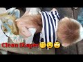 OMG, Baby MOnkey Maya Crying and Angry Mom Clean Her Diaper