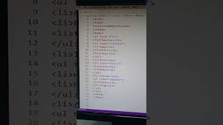 Ordered and unordered list in HTML