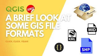 GIS file formats in QGIS