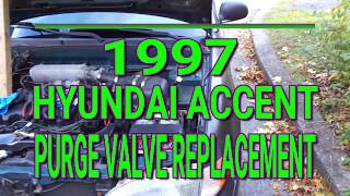 1997 Hyundai Accent Purge Valve Replacement