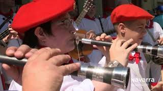 La música da inicio a las fiestas de Estella-Lizarra