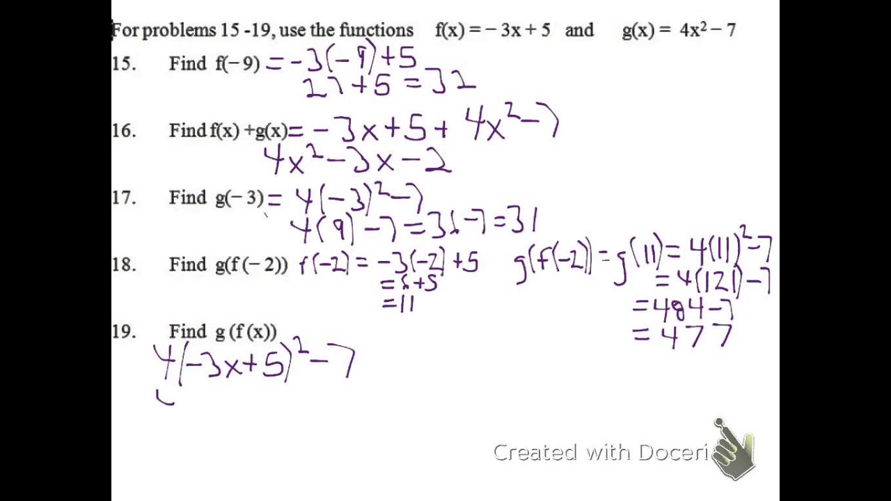 Algebra 2 Unit 6 Final Review Solutions - YouTube